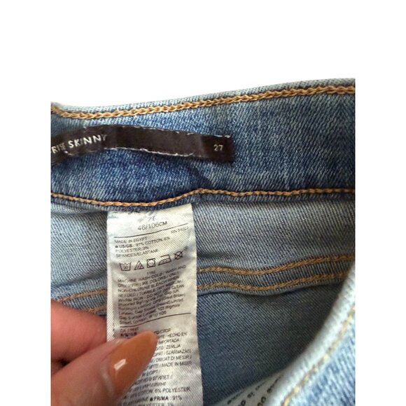 BANANA REPUBLIC Mid Rise Skinny Jeans Size 27 - Picture 8 of 11